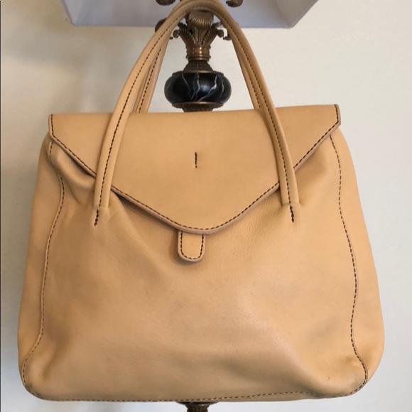 Henry Cuir Handbags - Henry Cuir Yellow Medium All Leather Handbag